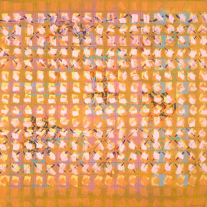 Zemma Mastin White, "Ephigraph," mixed media on canvas