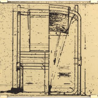 Eugene Brodsky, "JJP Plan Small," oil on canvas, silkscreen ink on plastic