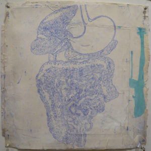 Eugene Brodsky, "System 2 Drawing," ink on silk