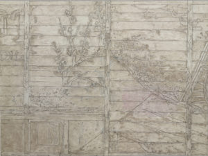 Eugene Brodsky, "TWB," oil canvas on wood