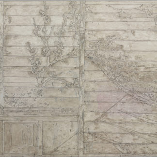 Eugene Brodsky, "TWB," oil canvas on wood