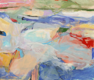 Claudia Mengel, "Johnson Vermont I," acrylic on paper