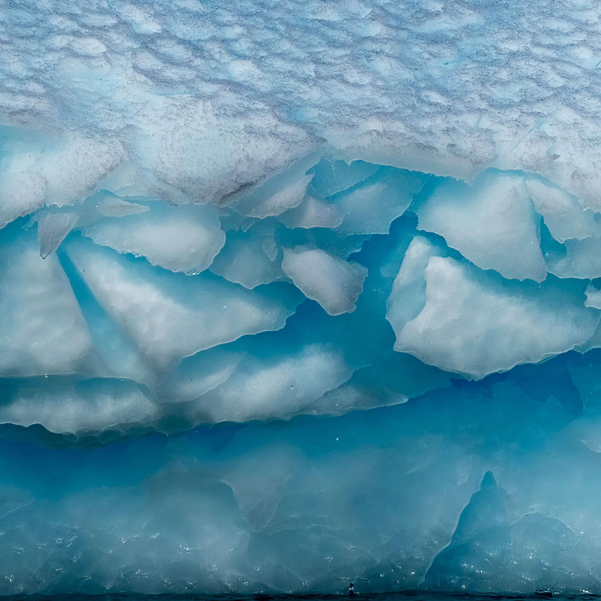 Vicky Stromee, "Blue Ice 3," digital capture