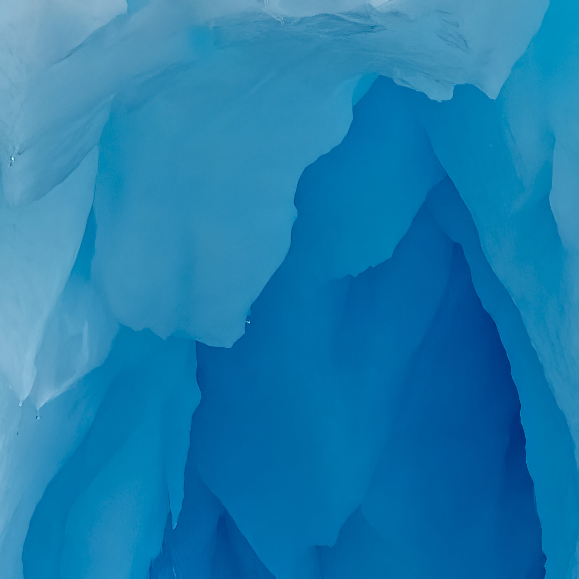 Vicky Stromee, "Blue Ice 16," digital capture
