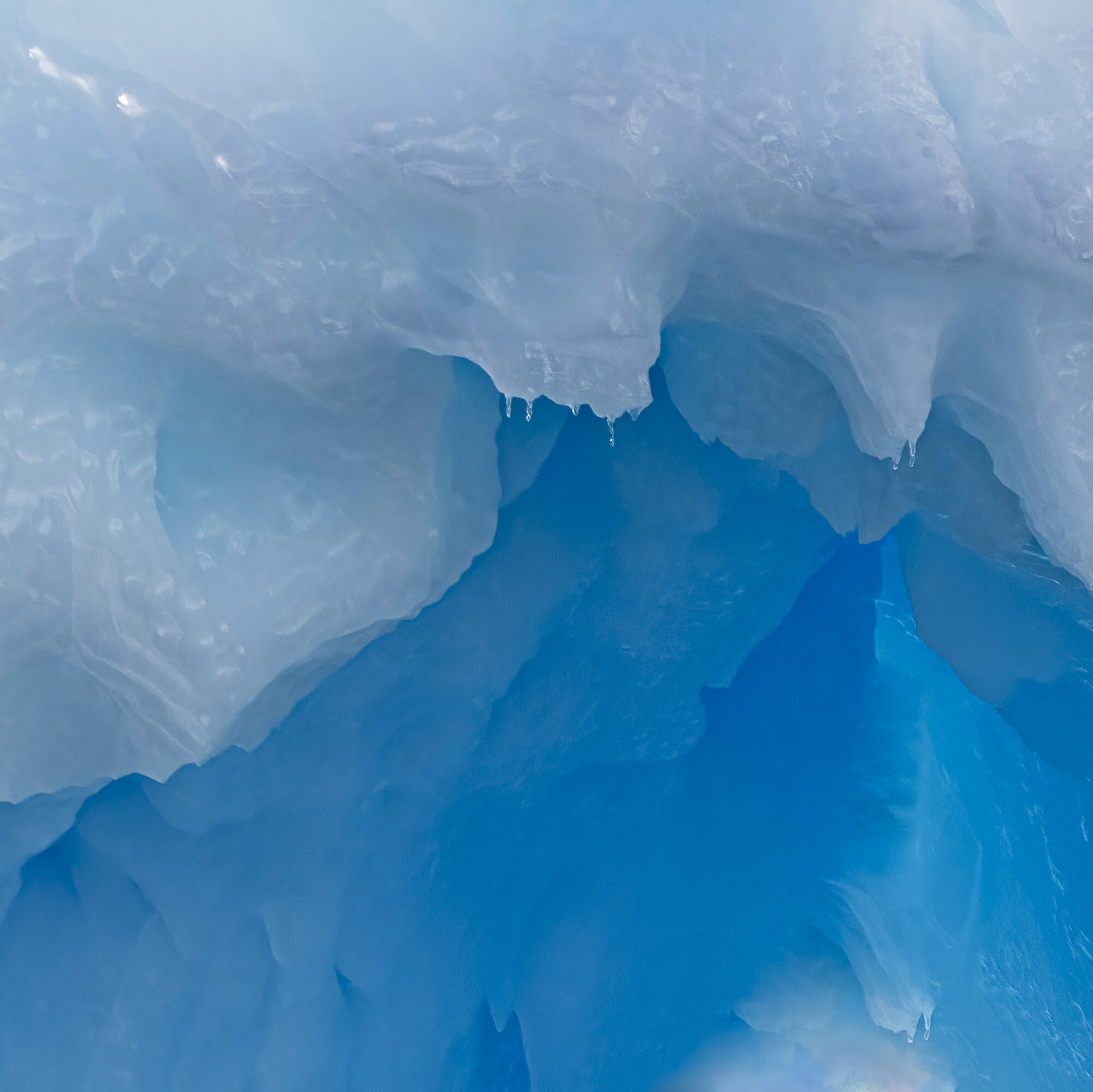 Vicky Stromee, "Blue Ice 3," digital capture