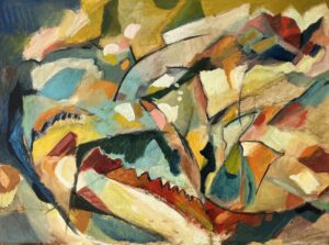 Vittorio Masoni, "The Path," acrylic on canvas