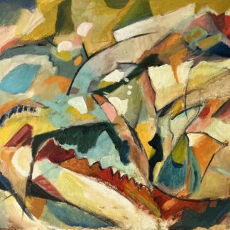 Vittorio Masoni, "The Path," acrylic on canvas