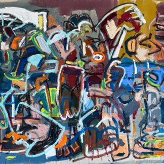 Marcos Anziani, ""De Pelicula" Like the Movies," acrylic, oil on canvas
