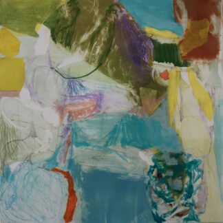 Claudia Mengel, "Springtime in Paris I," works on paper