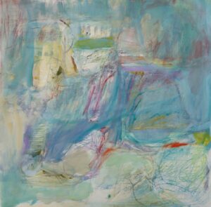 Claudia Mengel, "Springtime in Paris III," works on paper