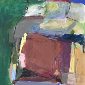Claudia Mengel, "Passages III," acrylic on paper