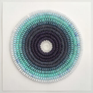 Pauline Galiana, "Shredded 53," paper collage on paper