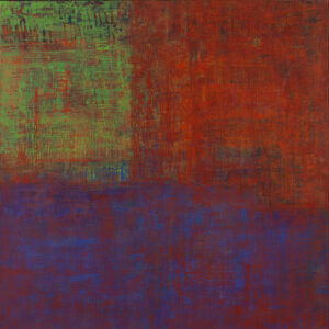 Louise Crandell, "Soular Flares," oil, wax on linen
