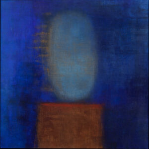 Louise Crandell, "In The Nick of Time," oil, wax on linen