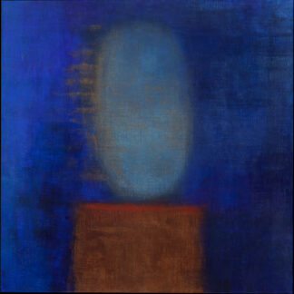 Louise Crandell, "In The Nick of Time," oil, wax on linen