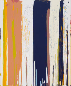 Michael Filan, "LES Streetlight," enamel on canvas
