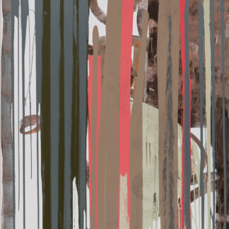 Michael Filan, "Agora," enamel on canvas