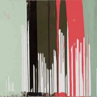 Michael Filan, "Clovis Point," enamel on canvas