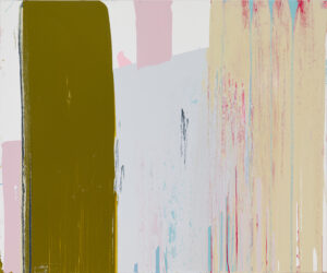 Michael Filan, "Stillness in the Blue Sky," enamel on canvas