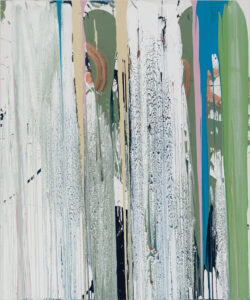 Michael Filan, "White," enamel on canvas