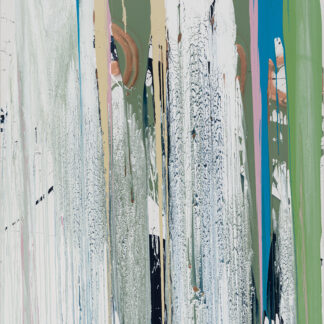 Michael Filan, "White," enamel on canvas