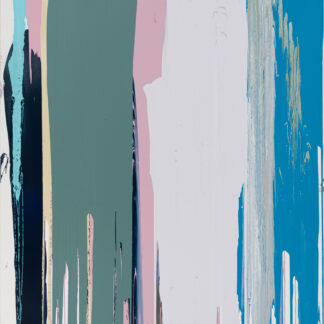 Michael Filan, "Black," enamel on canvas