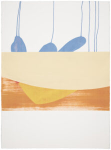 Sarah Hinckley, "The Sun is Fading into a passing Dream (3)," oil on paper