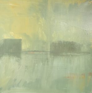 Ira Barkoff, "The Right Moment," oil on linen