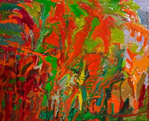 Ira Barkoff, "Secret Garden," oil on linen