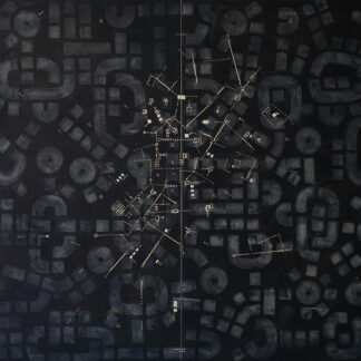 Paul Michael Graves, "Fig. XCV & Fig. XCVI," oil on canvas