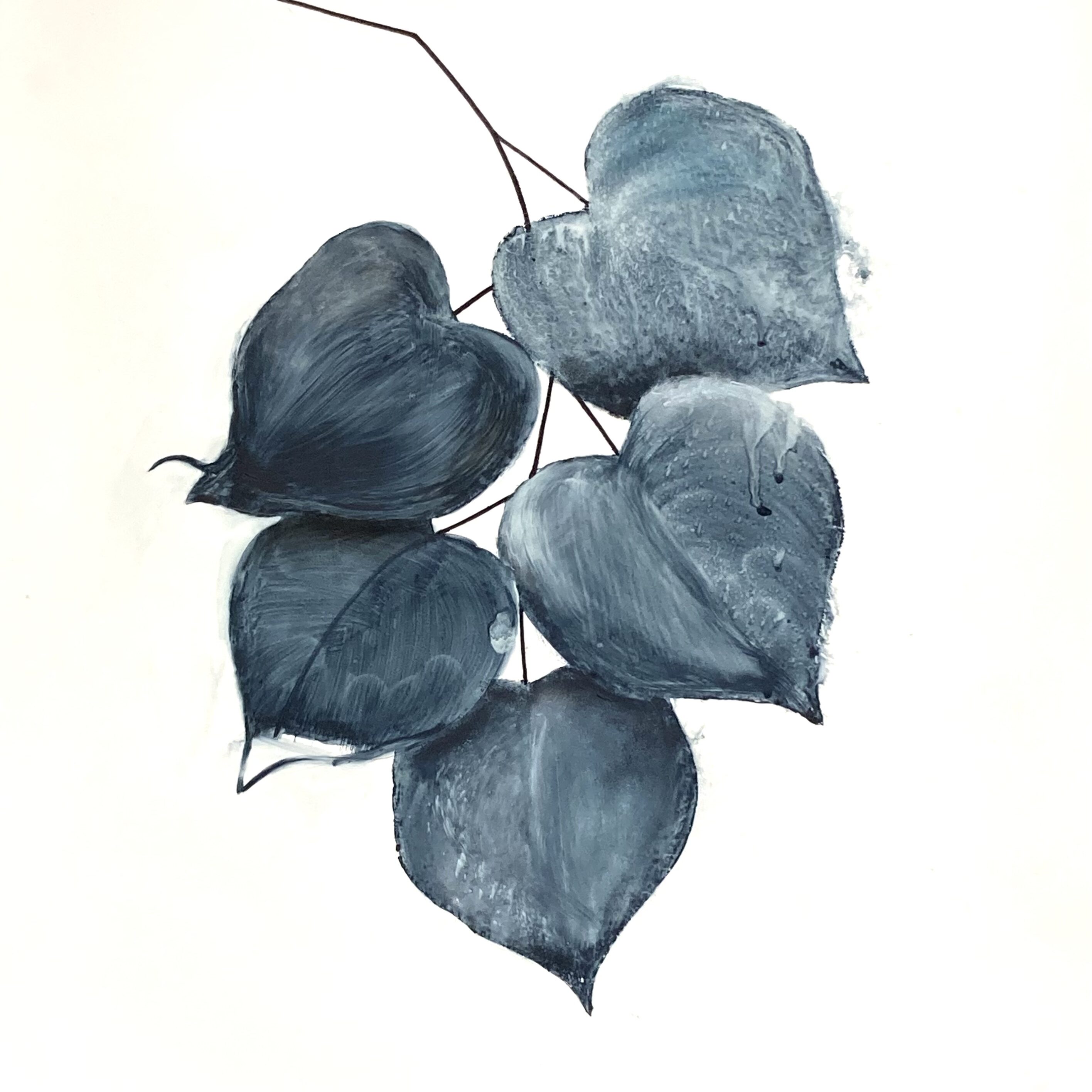Heather Sandifer, "On Becoming," mixed media on vellum paper