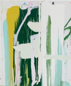 Michael Filan, "Beyond Borders," Enamel on Canvas