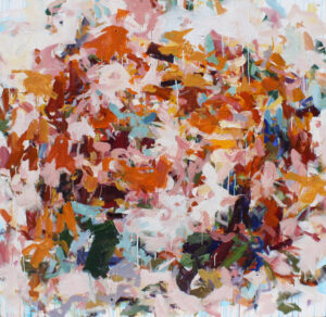 Karen Silve, "Savoring Moments," acrylic on canvas